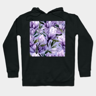 Lavender Flower Pattern Type 1 Hoodie